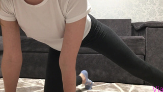 Брат трахает сестру после массажа