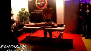 Секс видео с массажного салона Барселоны
