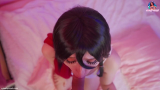 Эксклюзивное видео: Микаса в жестком фапае и финале на лицо