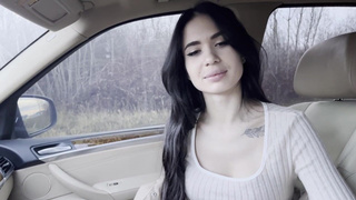 Реальное порно видео — первый свидание и минет