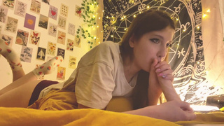 RP POV STEP SISTER LEARNING TO SUCK COCK BEFORE STEP BROTHER'S BIRTHDAY - YourSofia.mp4