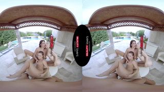 Секс видео в виртуальной реальности: студенческая оргия с однокурсником