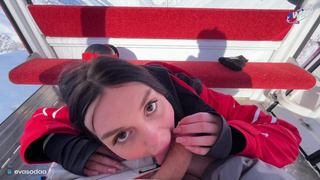 Экстремальный секс на Красной Поляне – горячее порно видео на природе