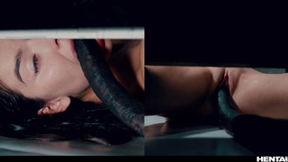 Фантастическое порно: щупальца доминируют над Стефани Кайлер в туалете смотреть онлайн