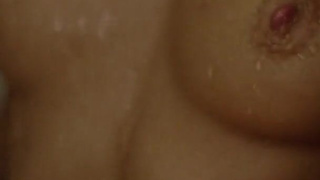 SKIP Girl playing with wax in the shower.mp4