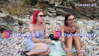 Девушки с пляжа сняли секс-видео: страсть, сиськи и горячий лесбийский секс