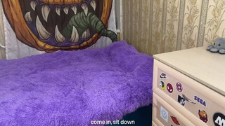 Страстный секс с порванными колготками