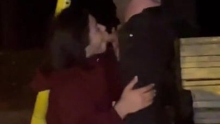 Шокирующее порно с минетом на ходу