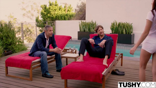 Горячее порно видео с двойным проникновением