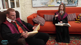 Секс с Гермионой в ролевой игре - эксклюзивное видео