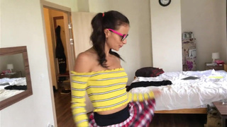 Страстный минет с неожиданной развязкой