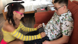 Страстный минет с неожиданной развязкой