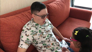 Страстный минет с неожиданной развязкой