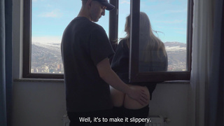 Секс в необычном месте - брат и сестра в страстном порно