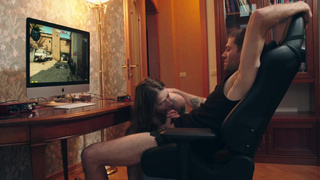 Страстный секс-ролик с развратной сценой