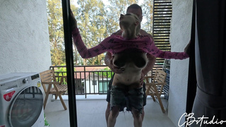 SKIP CB - [PH] - Fucked This Bitch on the Veranda and Cum on Her Face.mp4