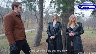 Секс на живца с развратной парой