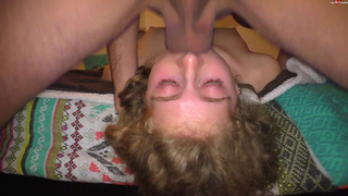 Жесткий глубокий минет с покрасневшими глазами