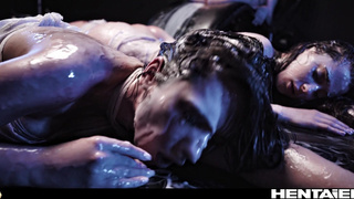 Реалистичное порно с щупальцами