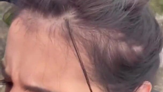 Реальное порно на высоте: украинка сосет и принимает член в горах