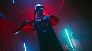 Групповой порно косплей Helltaker с блондинками