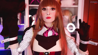 Горячее порно видео с Рафталией – жесткий трах в ролевом костюме