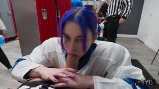 Горячее порно видео с экстремальным минетитом