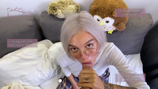 Страстный минет от сестренки – смотреть онлайн порно видео