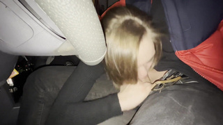 Страстный минет в пробке – экстремальное порно видео