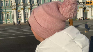 I Stedet For En Gåtur Trak Han Mig For At Kneppe På Hotellet - POV - Cum In Fisse - 2160p