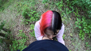 Горячее порно видео на природе