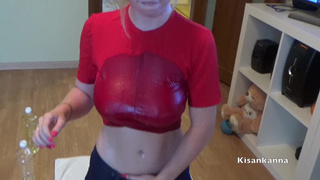 Oil Show And Big Orgasm Squirt