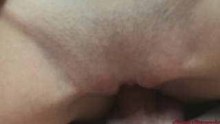 My tight pussy makes him cum to fast (closeup creampie).mp4