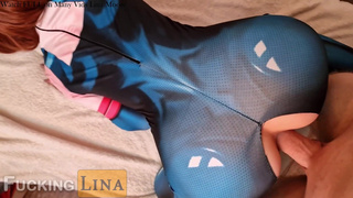 Рыжая анимешница в страстном анальном сексе