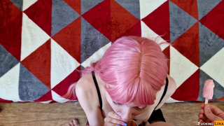 Сладкий секс с мороженым: горячее минети и страстный анал