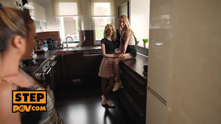 дубль POV - Fourway anal fucking hot with hot blondes